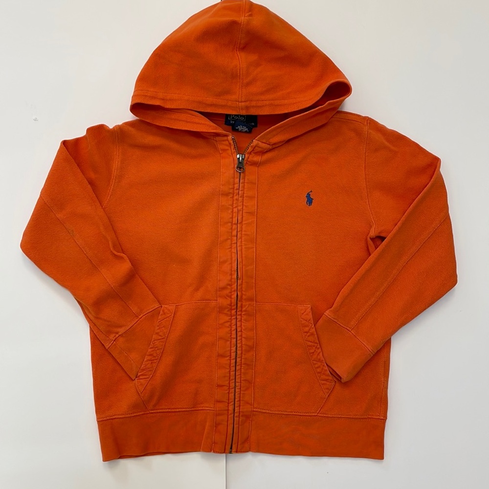 Polo by Ralph Lauren Zip Front Pique Hoody.